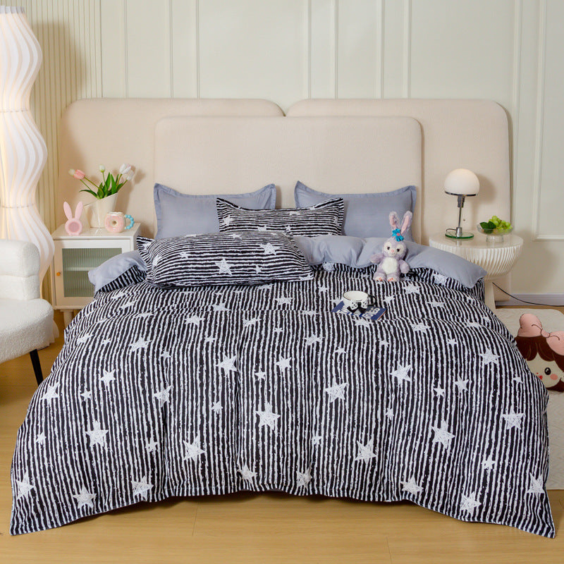 Skin-friendly Washed Cotton Bed Sheet Quilt Cover