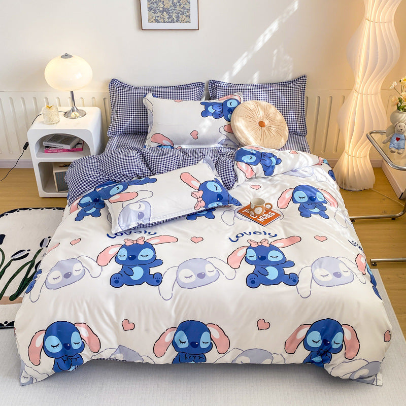 Skin-friendly Washed Cotton Bed Sheet Quilt Cover