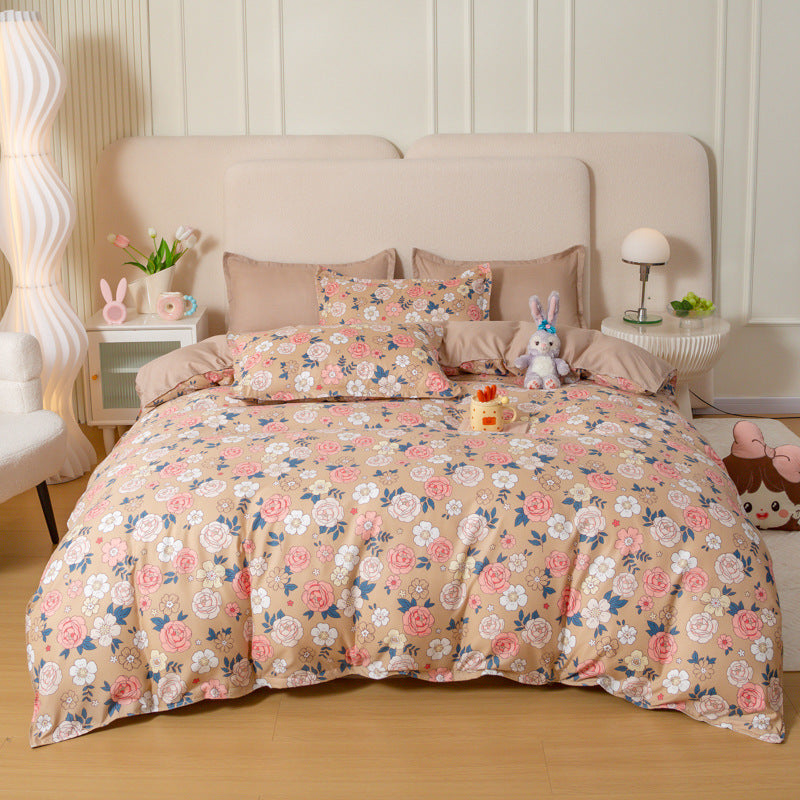 Skin-friendly Washed Cotton Bed Sheet Quilt Cover